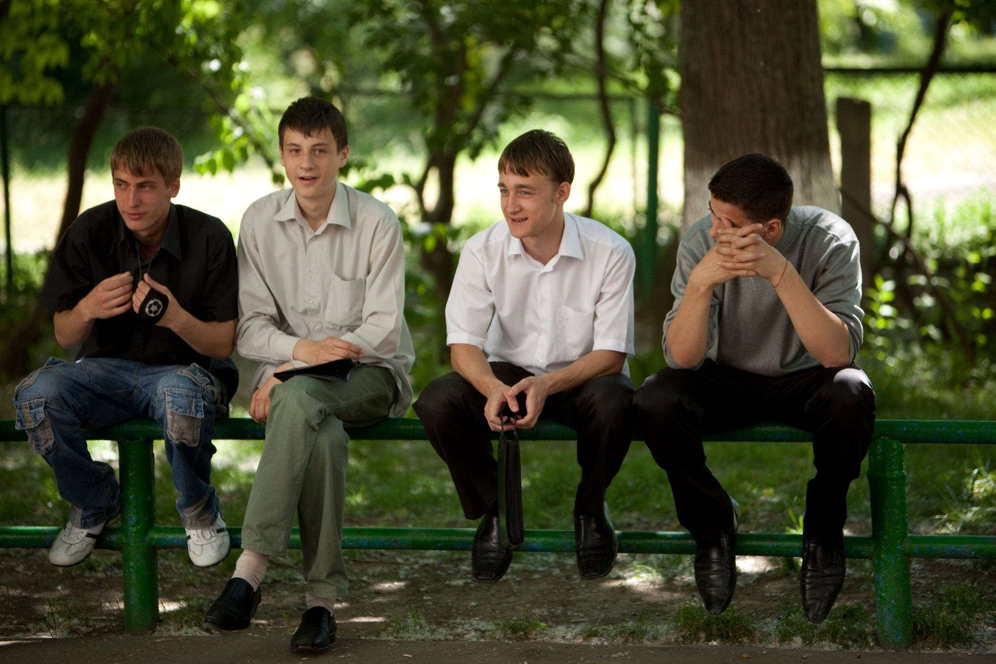 Teen girls in Moldova