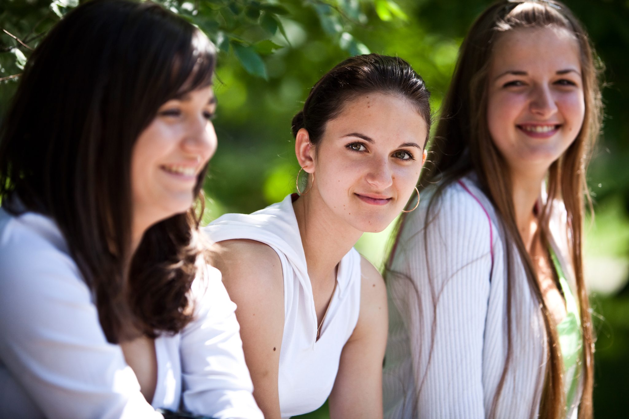 Teen girls in Moldova